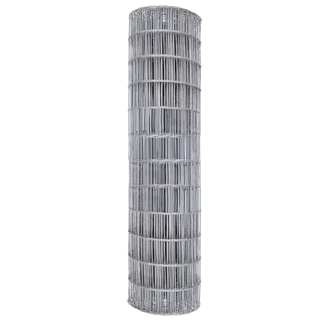 Eurozaun Silber 1.2 x 25 m Feuerverzinktes Eisen