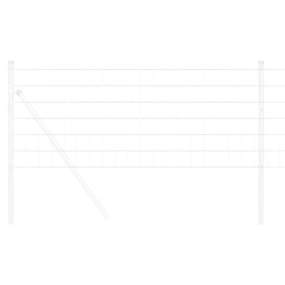 Eurozaun Silber 0.8 x 25 m Feuerverzinktes Eisen
