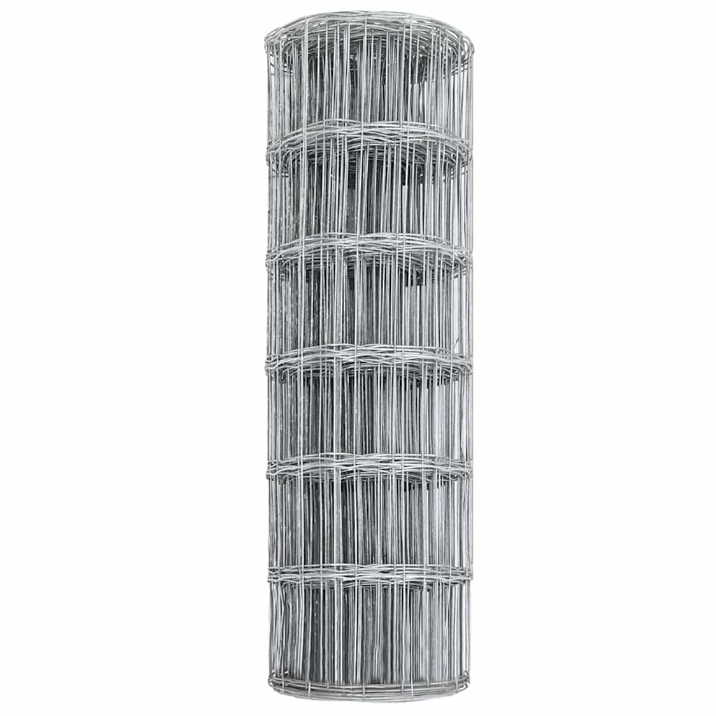 Eurozaun Silber 0.8 x 25 m Feuerverzinktes Eisen