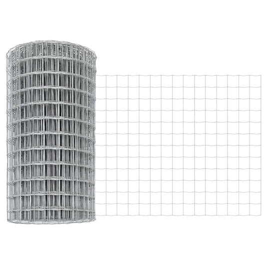 Eurozaun Silber 0.4 x 50 m Feuerverzinktes Eisen