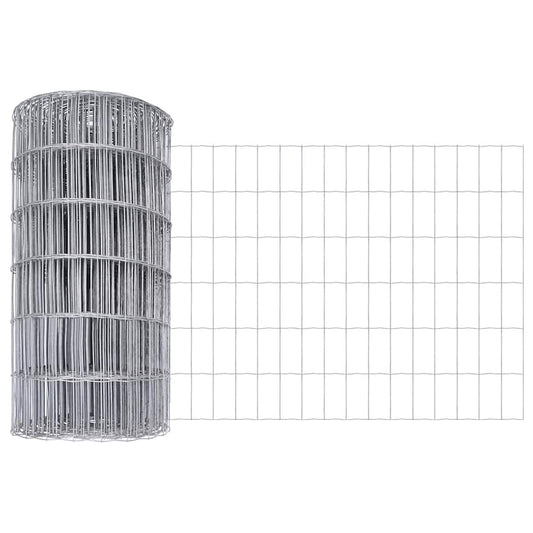 Eurozaun Silber 0.4 x 50 m Feuerverzinktes Eisen