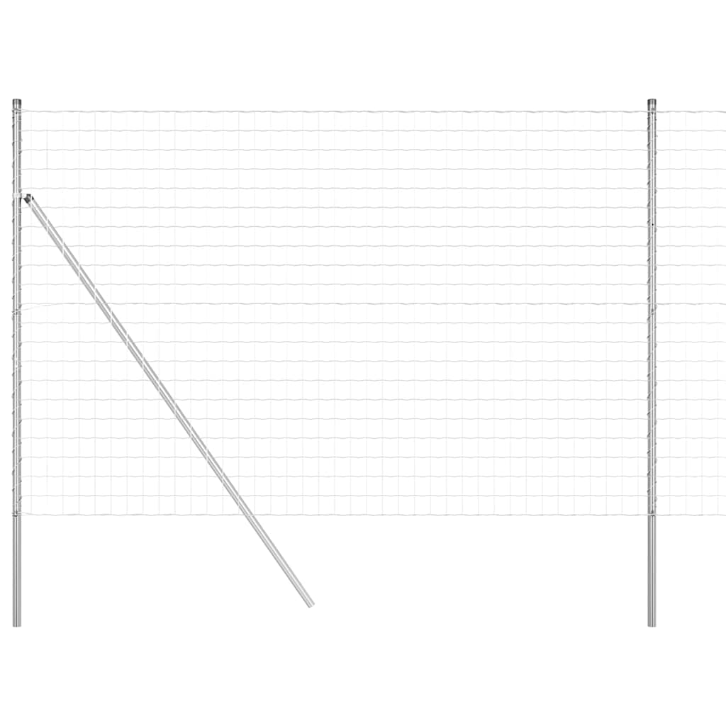 Eurozaun Silber 1.5 x 10 m Feuerverzinktes Eisen