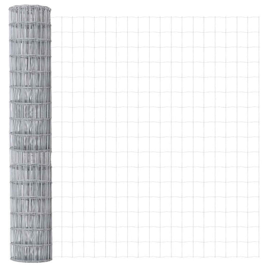 Eurozaun Silber 1.6 x 10 m Feuerverzinktes Eisen