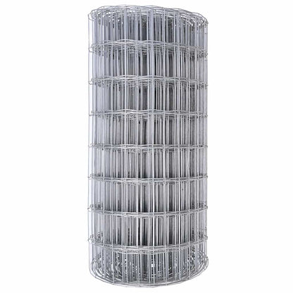Eurozaun Silber 0,6 x 25 m Feuerverzinktes Eisen