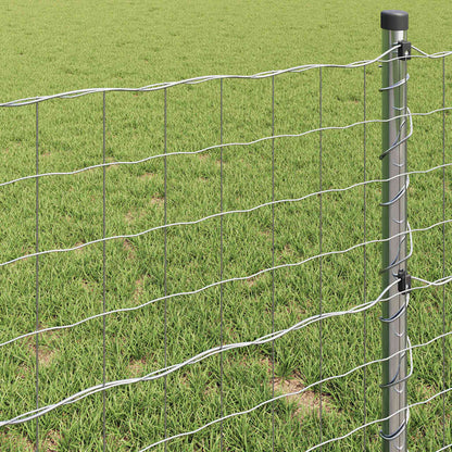 Eurozaun Silber 0,6 x 50 m Feuerverzinktes Eisen