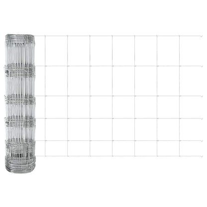 Wildzaun Grau 0.8 x 10 m Stahl