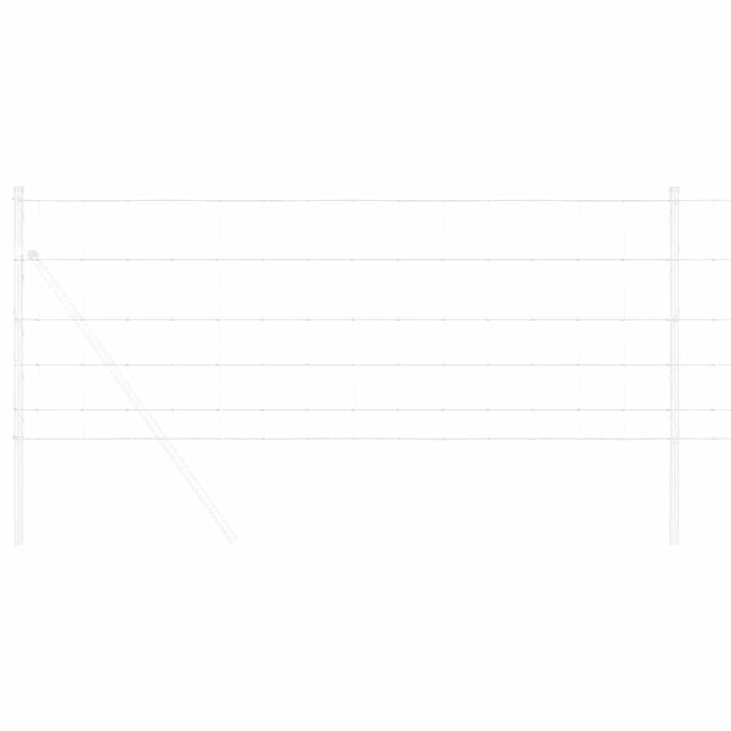 Wildzaun Grau 0.8 x 10 m Stahl