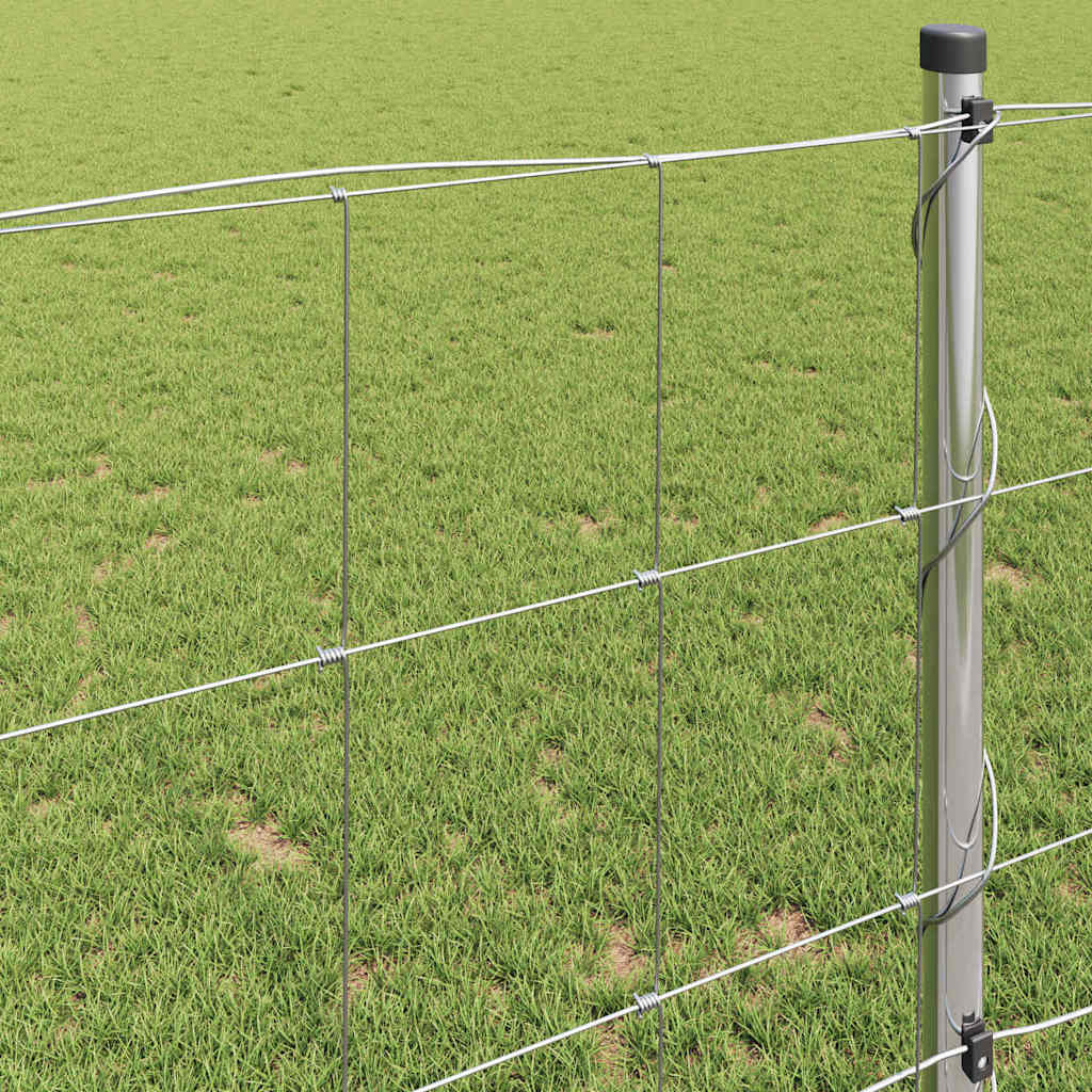 Wildzaun Grau 1 x 10 m Stahl