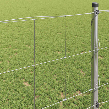 Wildzaun Grau 1 x 10 m Stahl