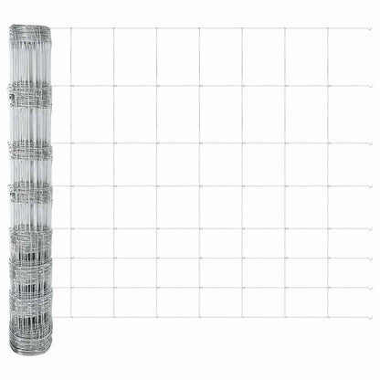 Wildzaun Grau 1 x 10 m Stahl