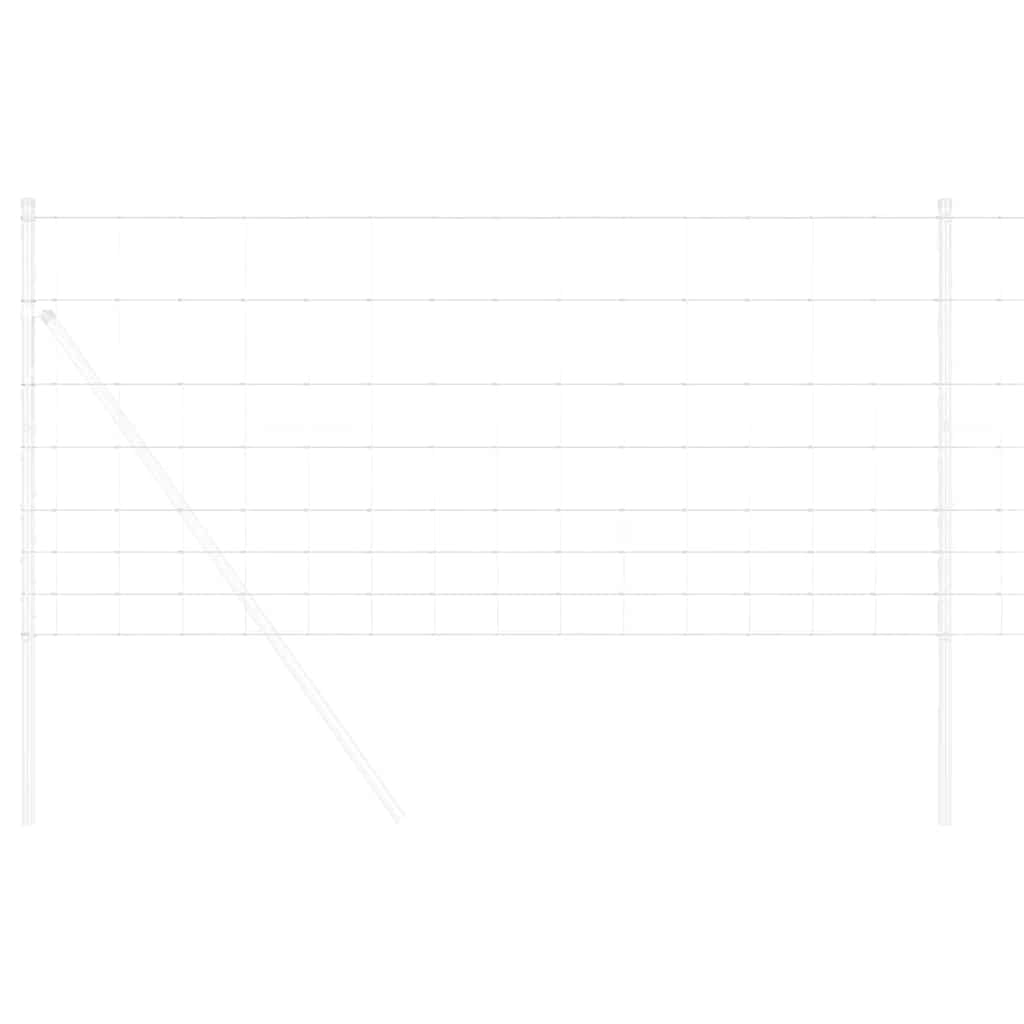 Wildzaun Grau 1 x 10 m Stahl