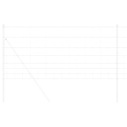 Wildzaun Grau 1 x 10 m Stahl