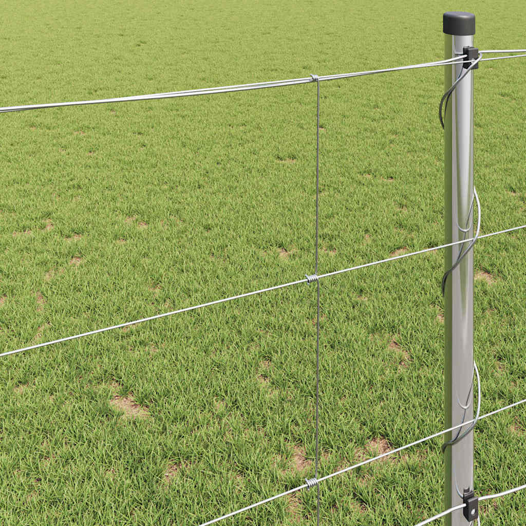 Wildzaun Grau 1 x 10 m Stahl