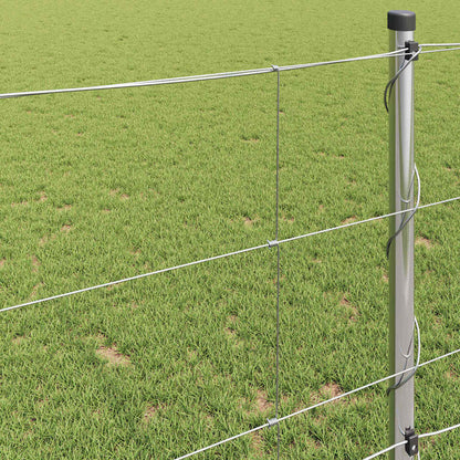 Wildzaun Grau 1 x 10 m Stahl