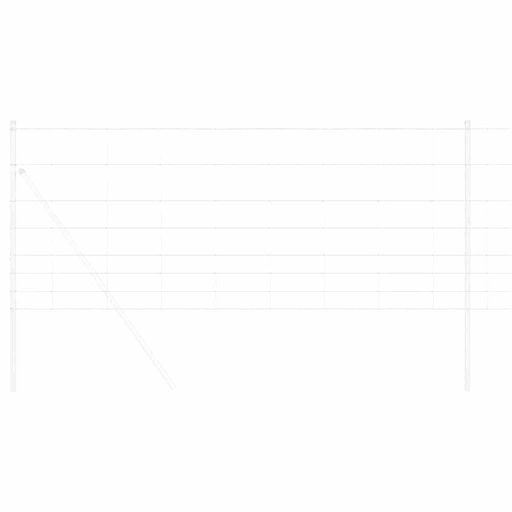 Wildzaun Grau 1 x 10 m Stahl