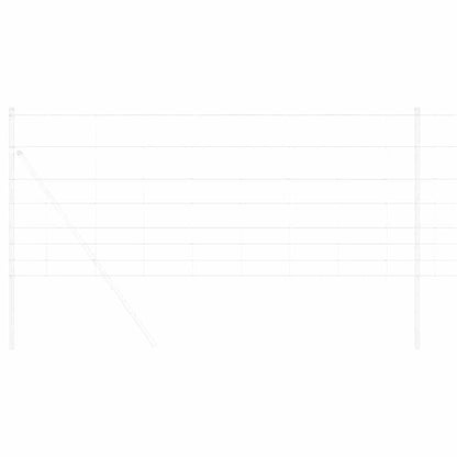 Wildzaun Grau 1 x 10 m Stahl