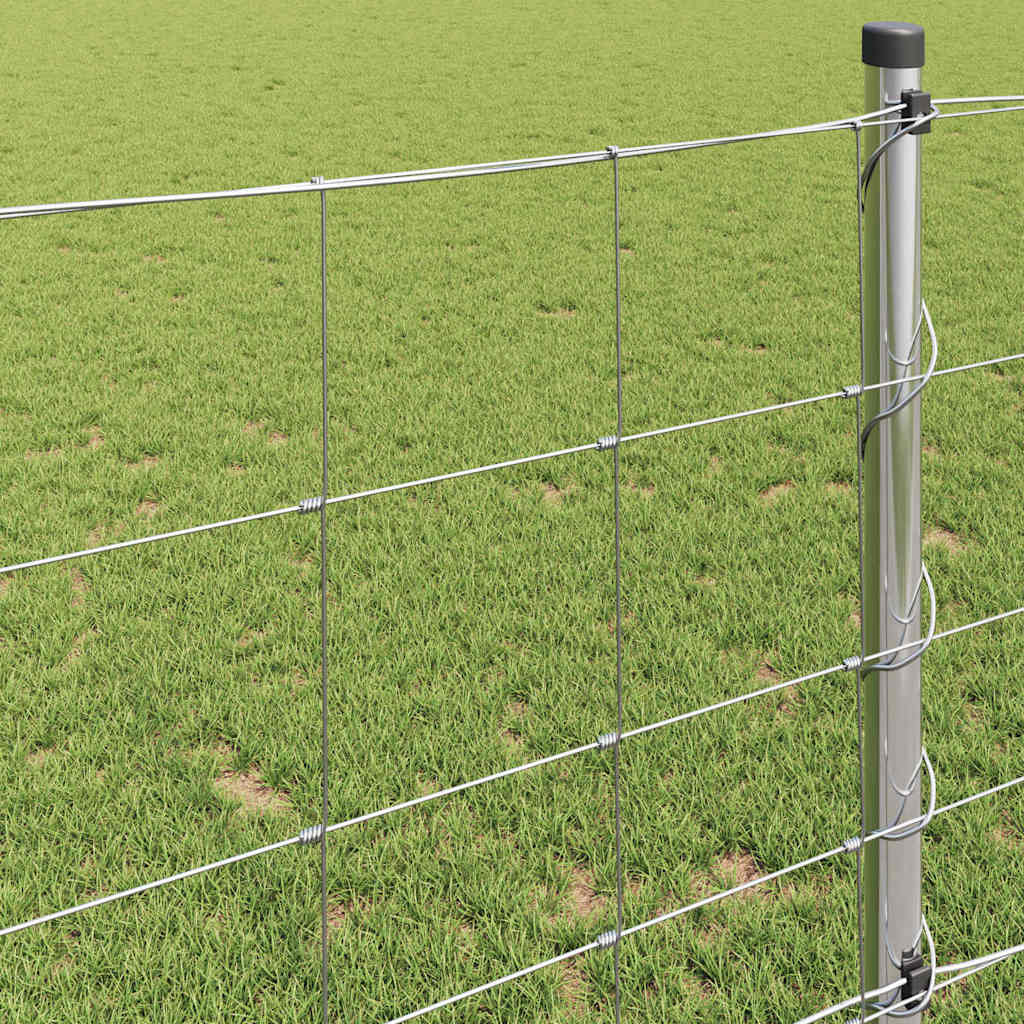 Wildzaun Grau 1 x 10 m Stahl
