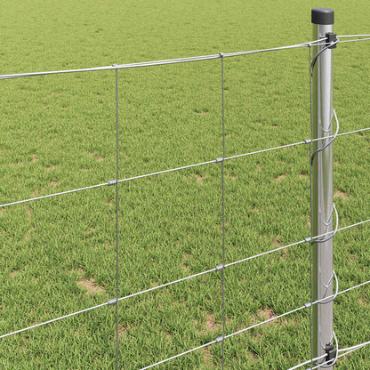 Wildzaun Grau 1 x 10 m Stahl