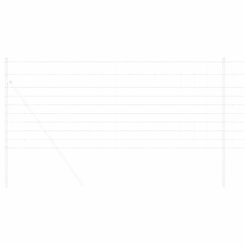 Wildzaun Grau 1 x 10 m Stahl