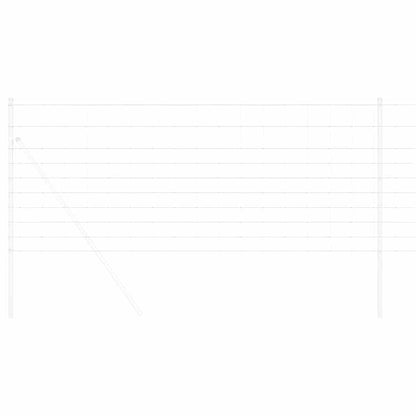 Wildzaun Grau 1 x 10 m Stahl