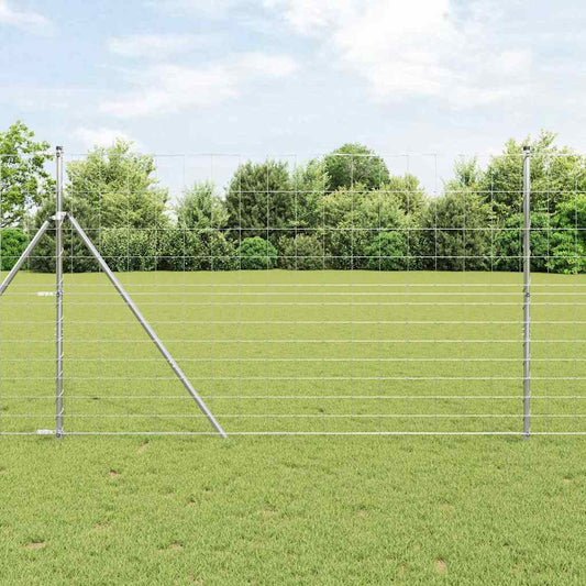 Wildzaun Grau 1.5 x 10 m Stahl