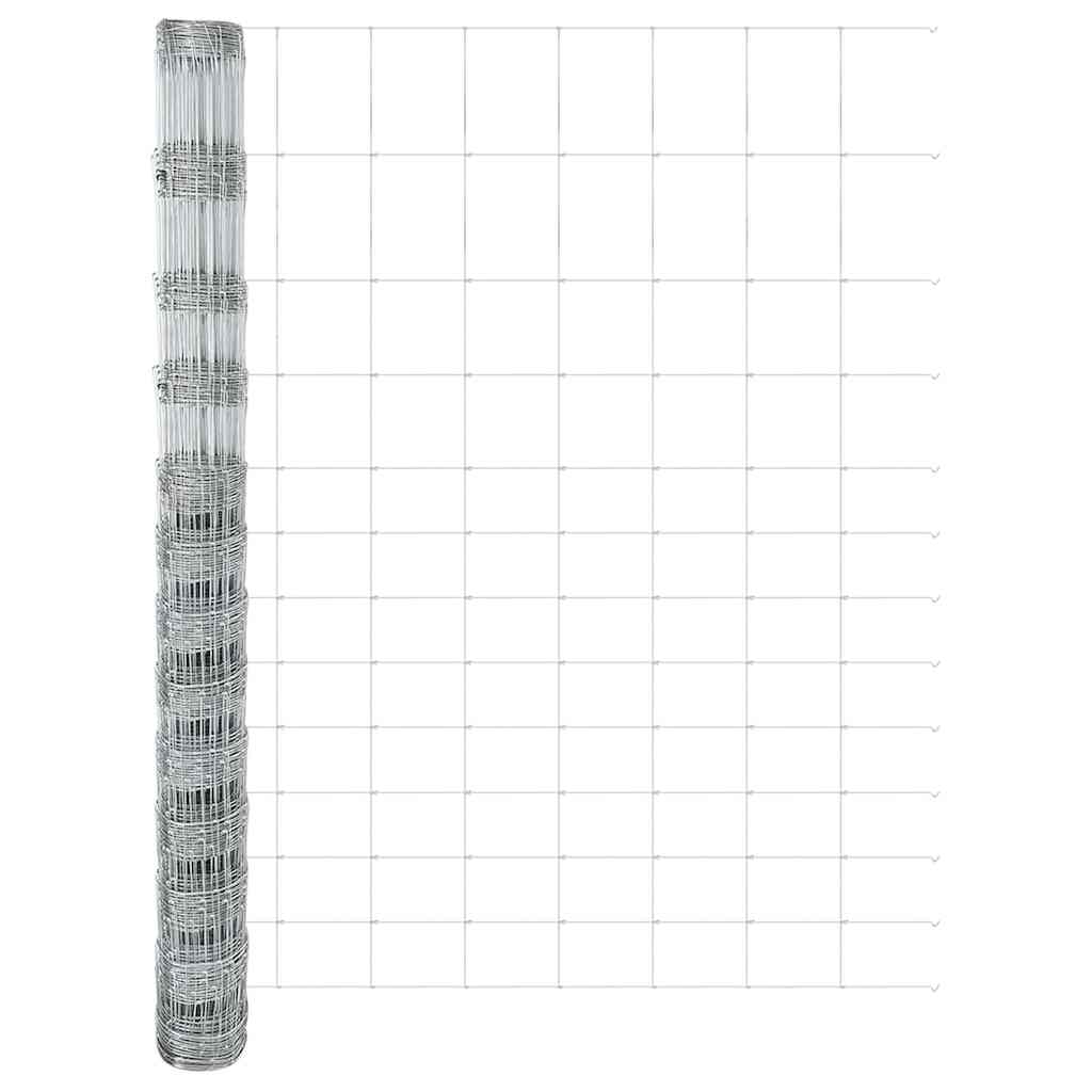 Wildzaun Grau 1.5 x 10 m Stahl