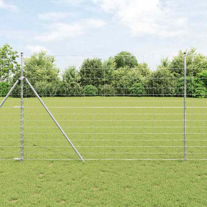 Wildzaun Grau 1.6 x 10 m Stahl