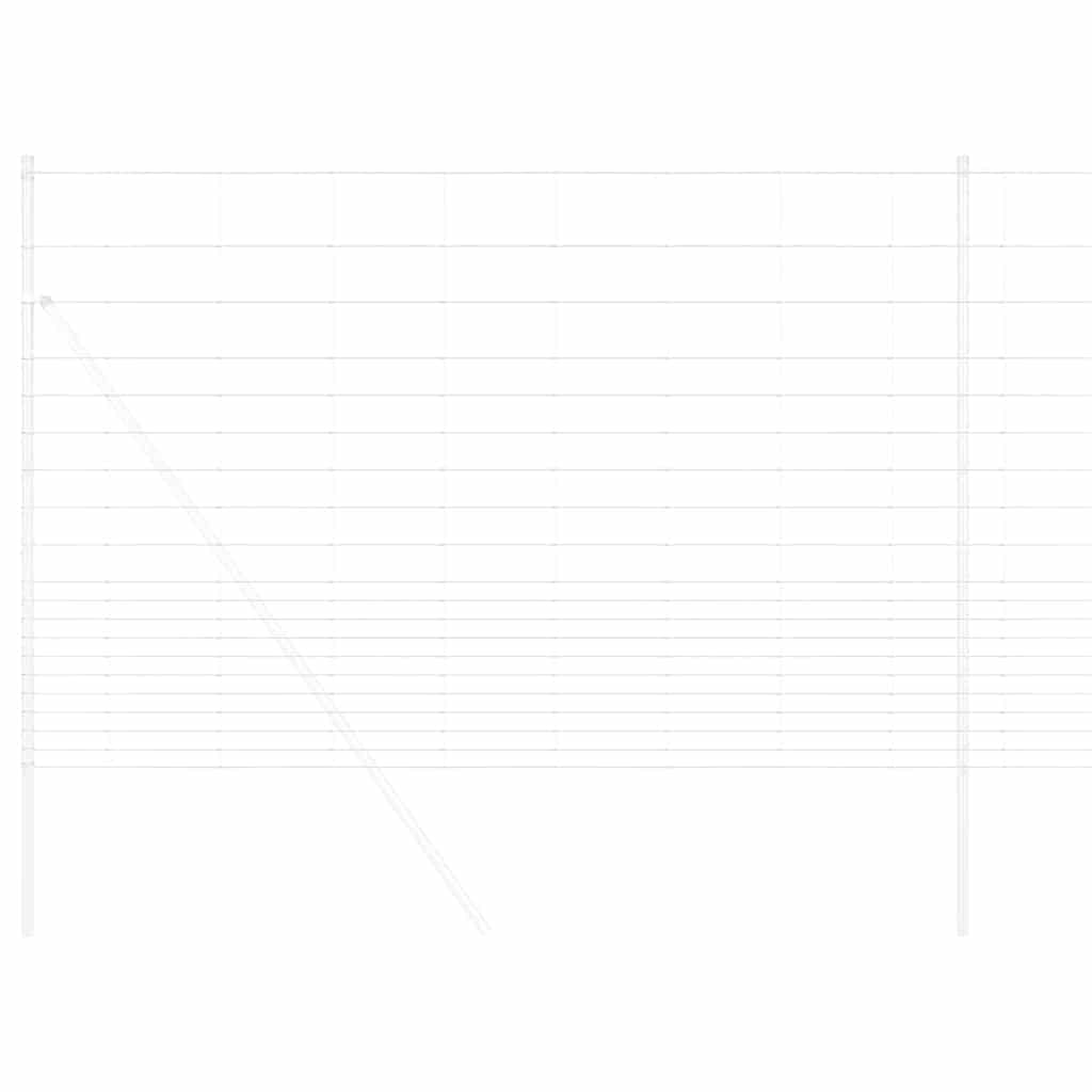 Wildzaun Grau 1.6 x 10 m Stahl