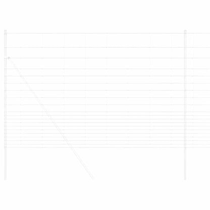 Wildzaun Grau 1.6 x 10 m Stahl