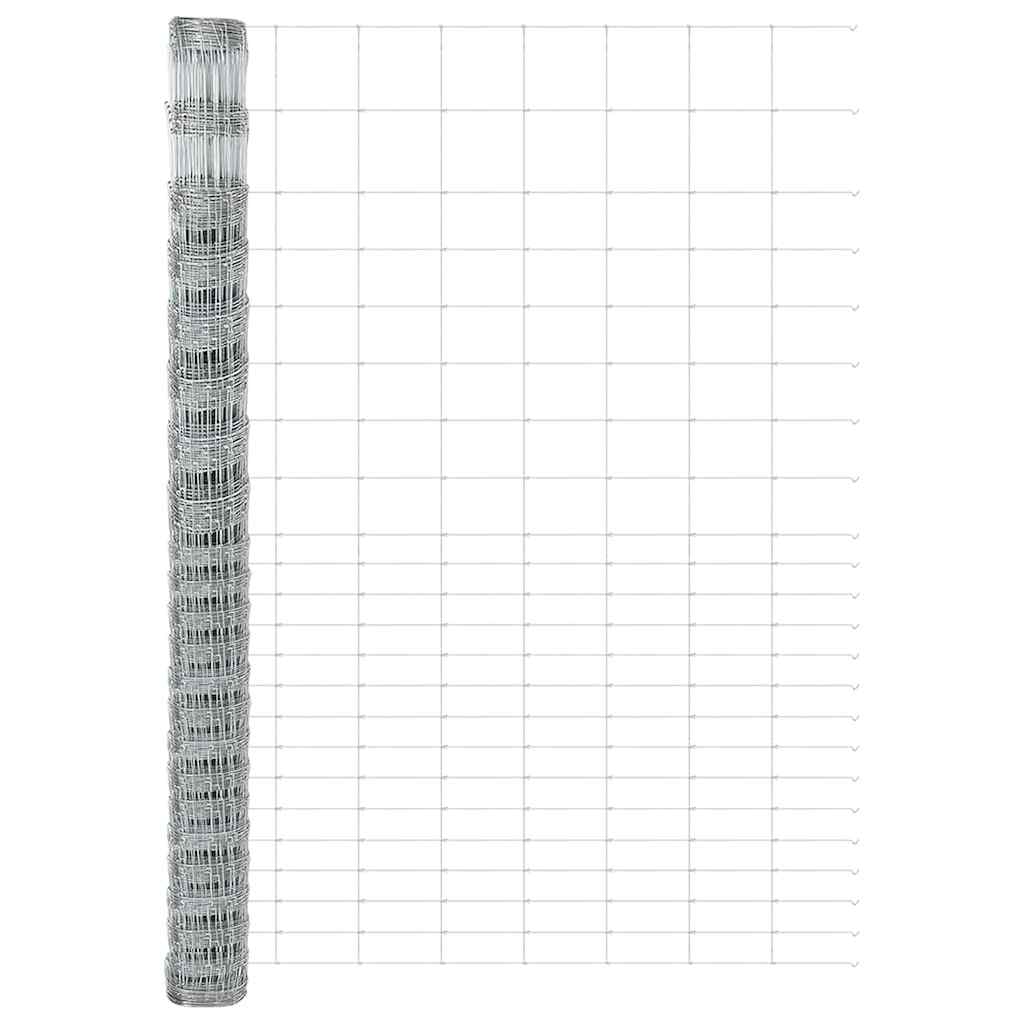 Wildzaun Grau 1.6 x 10 m Stahl