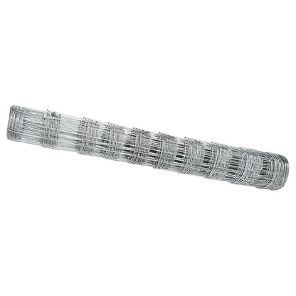 Wildzaun Silber 25 x 1 m Verzinkter Stahl