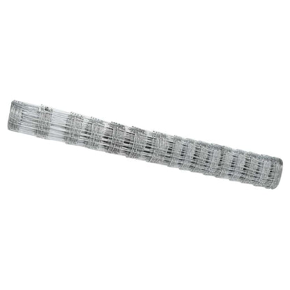 Wildzaun Silber 25 x 1,2 m Verzinkter Stahl