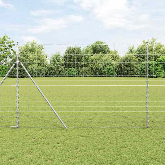 Wildzaun Silber 25 x 1.6 m Verzinkter Stahl