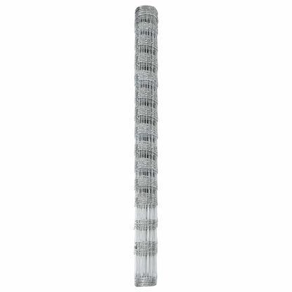 Wildzaun Silber 25 x 1.6 m Verzinkter Stahl