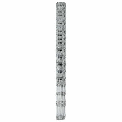 Wildzaun Silber 25 x 1.6 m Verzinkter Stahl