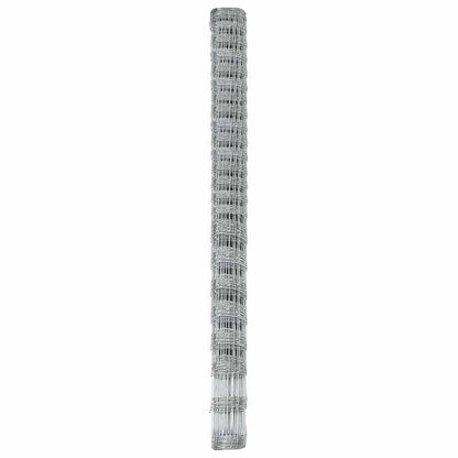 Wildzaun Silber 25 x 1.6 m Verzinkter Stahl