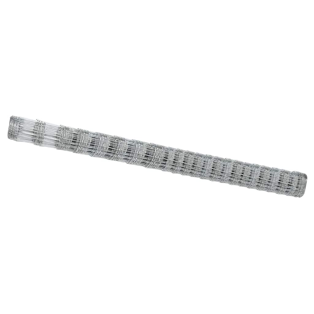 Wildzaun Silber 25 x 1.6 m Verzinkter Stahl