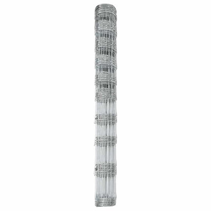 Wildzaun Silber 50 x 1.2 m Verzinkter Stahl