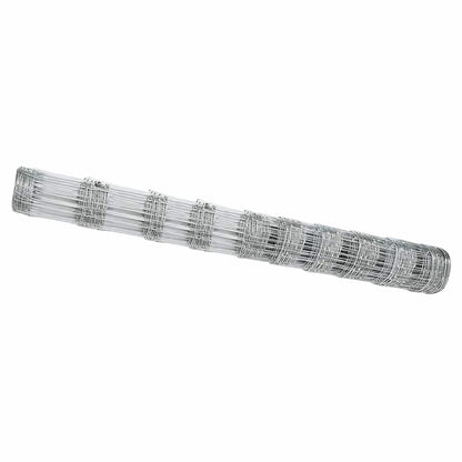 Wildzaun Silber 50 x 1.2 m Verzinkter Stahl