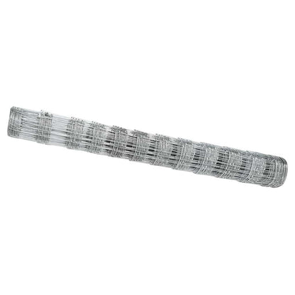 Wildzaun Silber 50 x 1.2 m Verzinkter Stahl