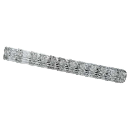 Wildzaun Silber 50 x 1.2 m Verzinkter Stahl