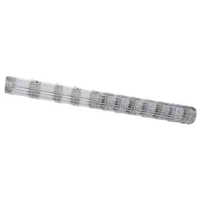 Wildzaun Silber 50 x 1.4 m Verzinkter Stahl