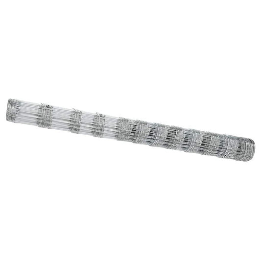 Wildzaun Silber 50 x 1.4 m Verzinkter Stahl