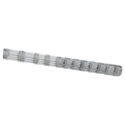 Wildzaun Silber 50 x 1.4 m Verzinkter Stahl