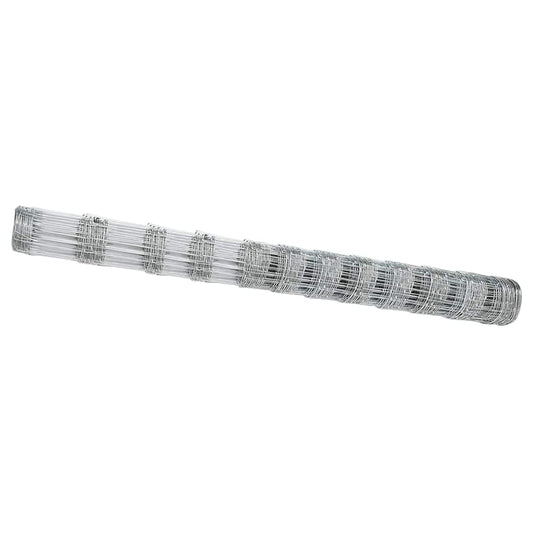 Wildzaun Silber 50 x 1.4 m Verzinkter Stahl