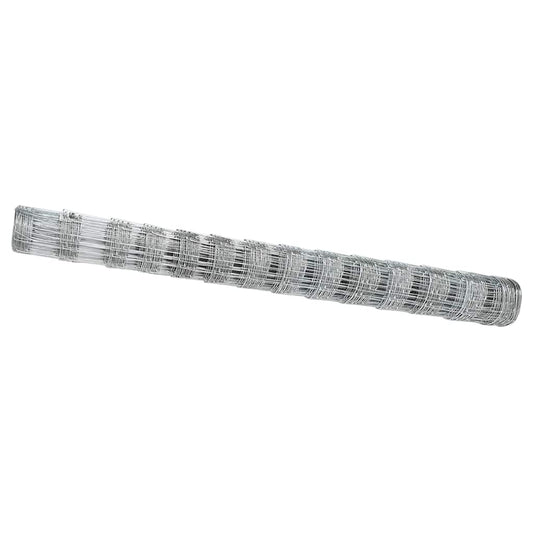 Wildzaun Silber 50 x 1.4 m Verzinkter Stahl