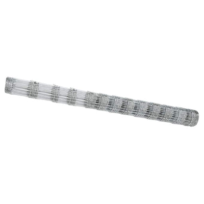 Wildzaun Silber 50 x 1.5 m Verzinkter Stahl