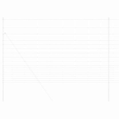 Wildzaun Silber 50 x 1.5 m Verzinkter Stahl