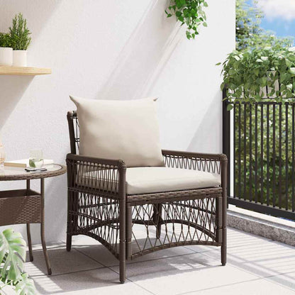 Gartenstuhl Braun 60 x 70 x 78 cm Poly-Rattan