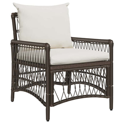 Gartenstuhl Braun 60 x 70 x 78 cm Poly-Rattan